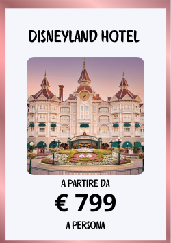 OFFERTA DISNEYLAND HOTEL