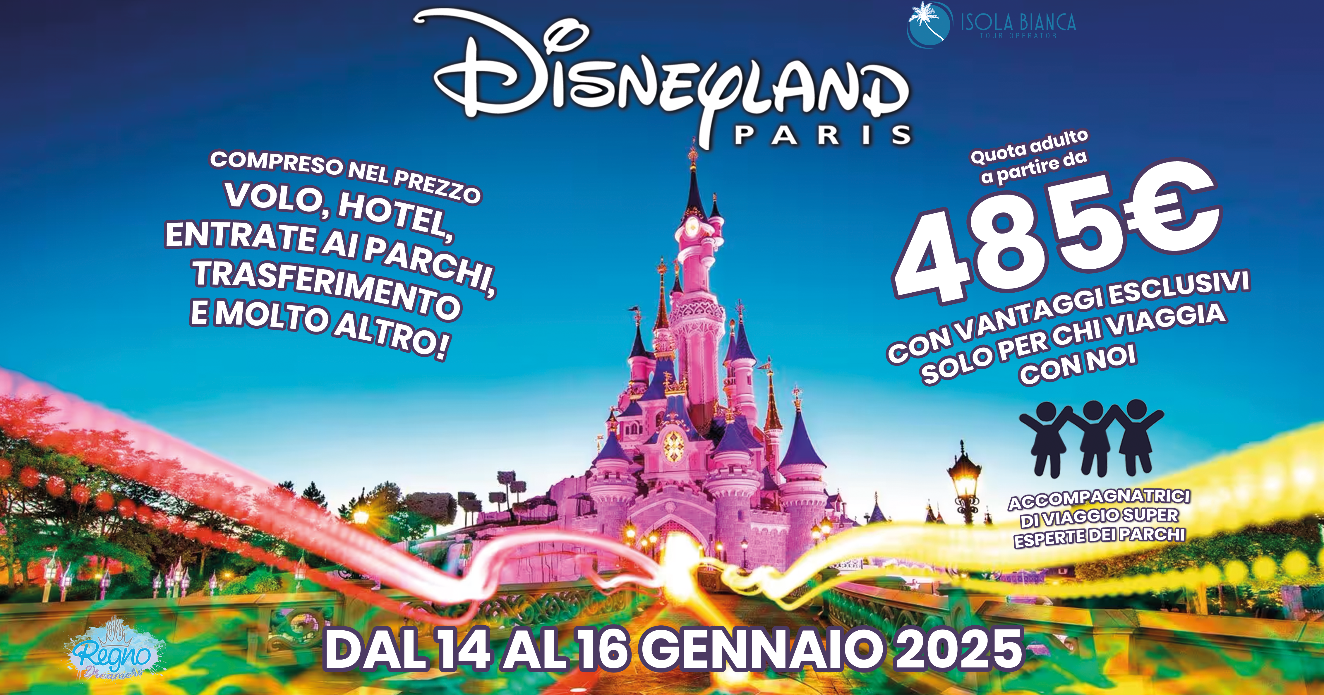 Disneyland Gennaio 2025 offerta